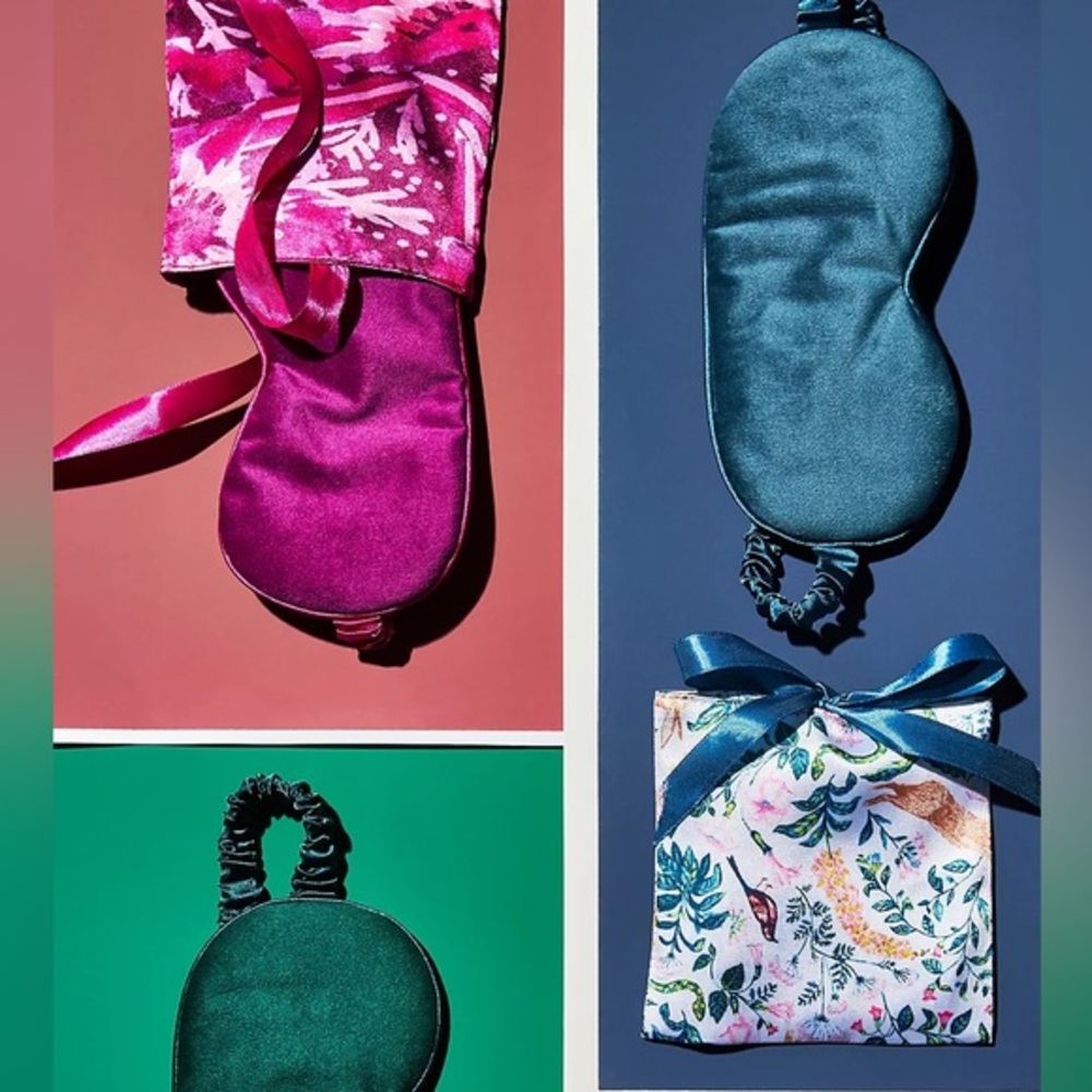 Corinne Lent Velour & Satin Eye Mask Gift Set
